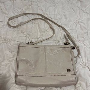 The SAK Iris Demi Ivory Leather 3-way - Clutch Shoulder Crossbody Bag